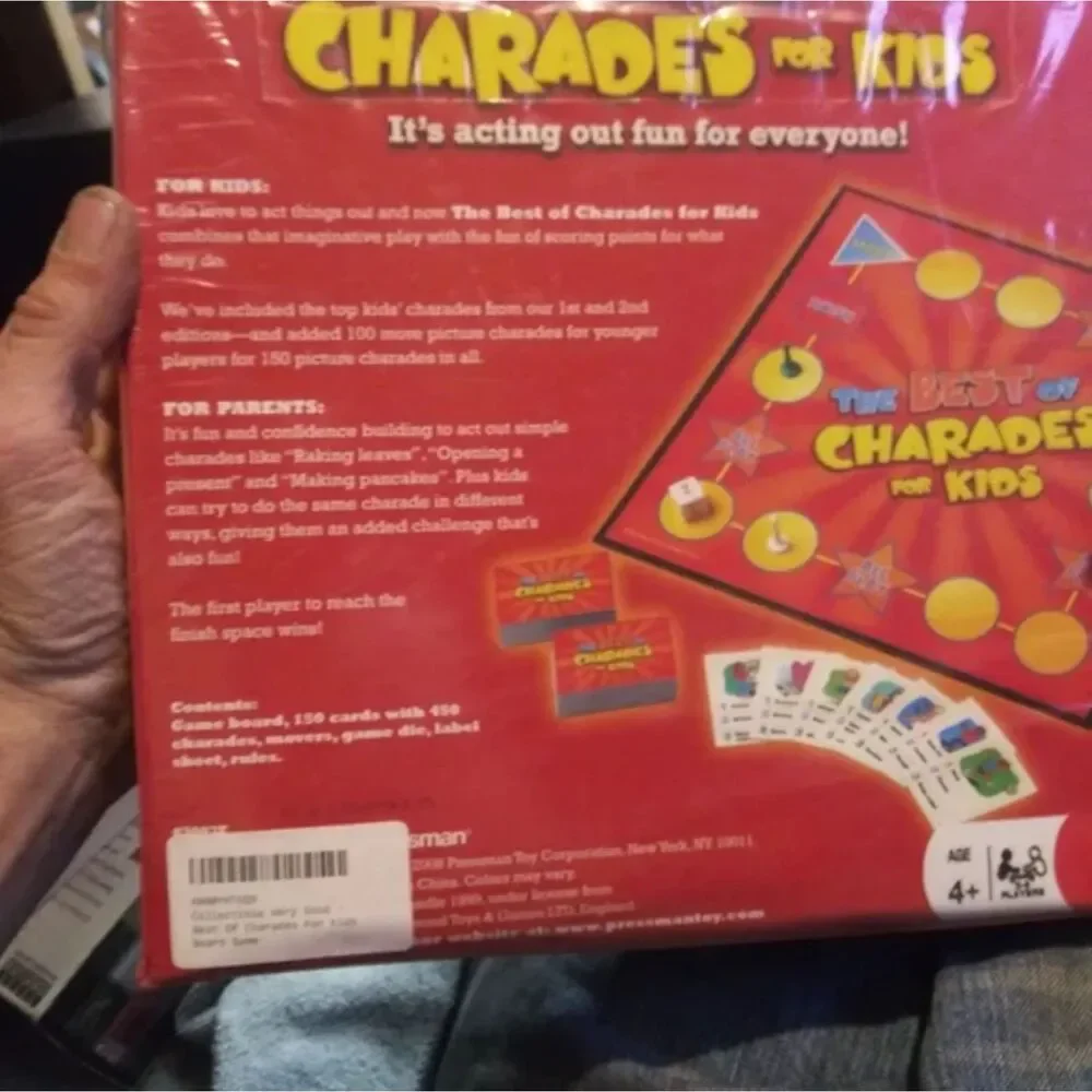 The Best of Charades Board Game for Kids Pressman